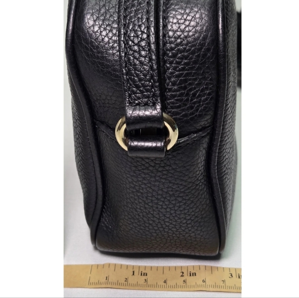 GUCCI Pebbled Calfskin Small SohoDisco Crossbody Bag - Picture 8 of 14
